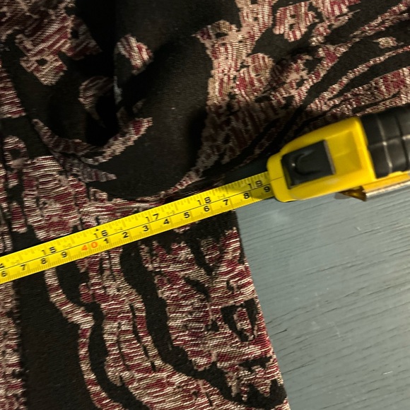 Free People Modern Love Mini Dress Black Paisley Jacquard Sweater Dress Sz S - Picture 8 of 12